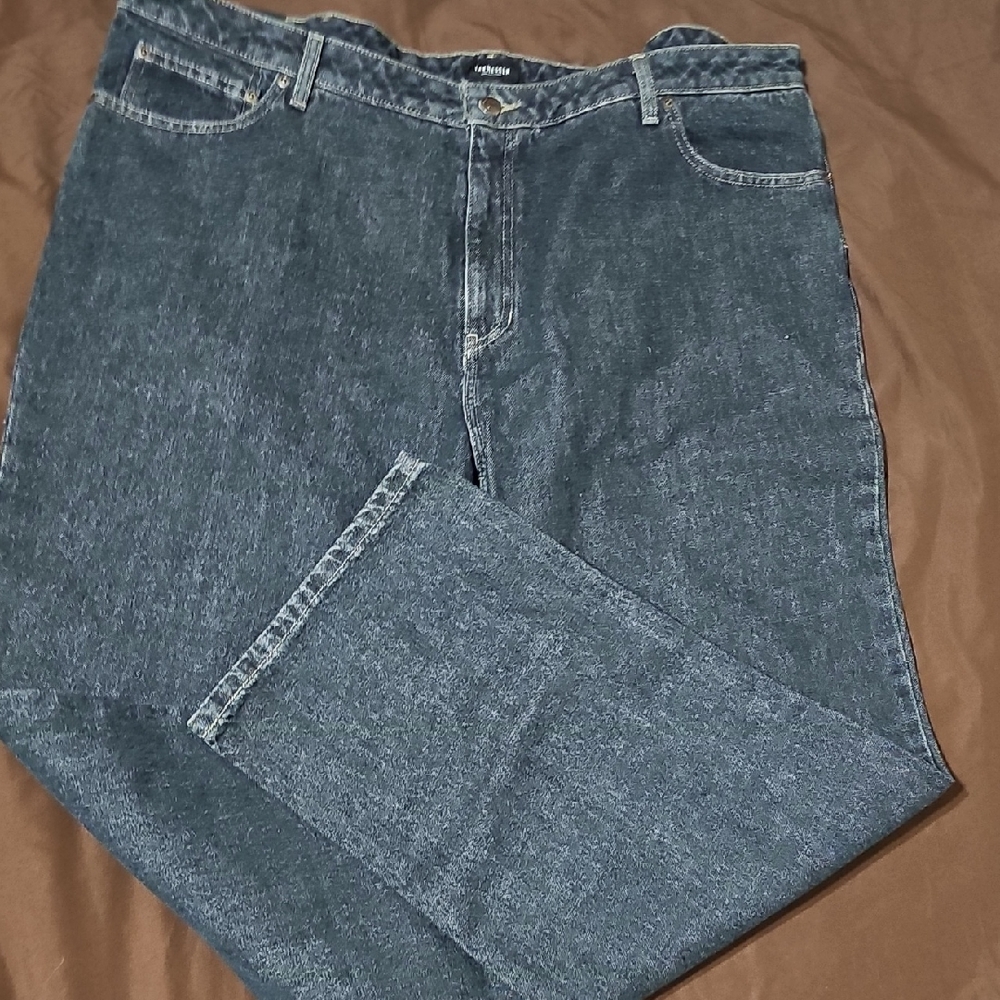 Van Heusen  Men's Relaxed Fit Blue Jeans